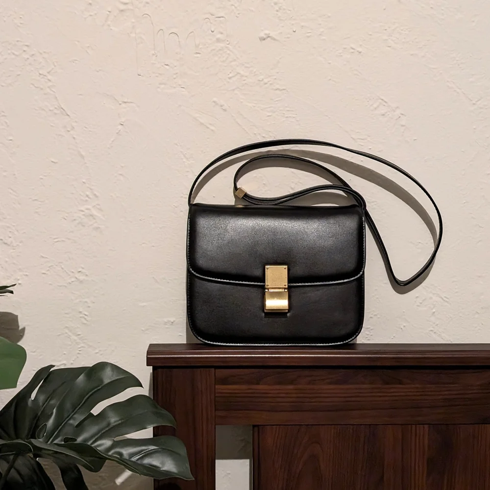 Classic Box Bag with Adjustable Strap - Picture 2 of 16